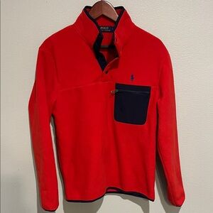 Ralph Lauren Red Fleece Jacket